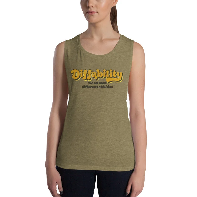 Diffability — Muscle Tank essential tank top