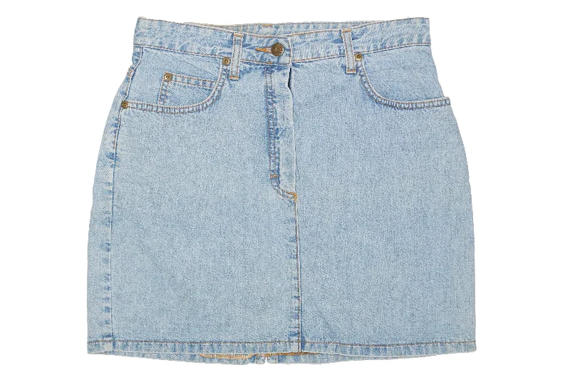 Lee Denim Mini Skirt - M tiered skirt playful