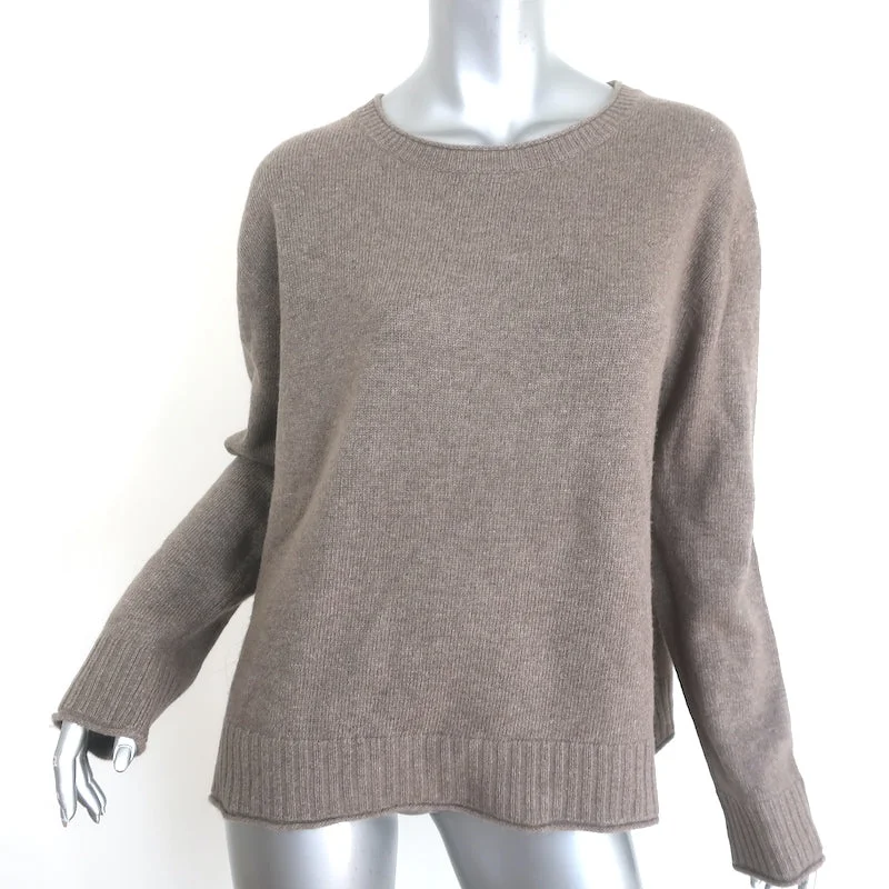 Jenni Kayne Everyday Crewneck Sweater Taupe Wool-Blend Size Large Spandex Blend Rayon Blend Denim Blend Jenni Kayne Everyday Crewneck Sweater Taupe Wool-Blend Size Large Spandex Blend Rayon Blend Denim Blend