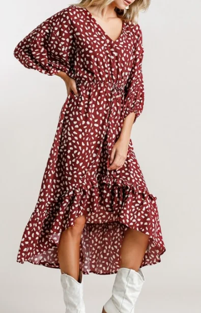 Garnet Love Dress Tunics Luxurious premium