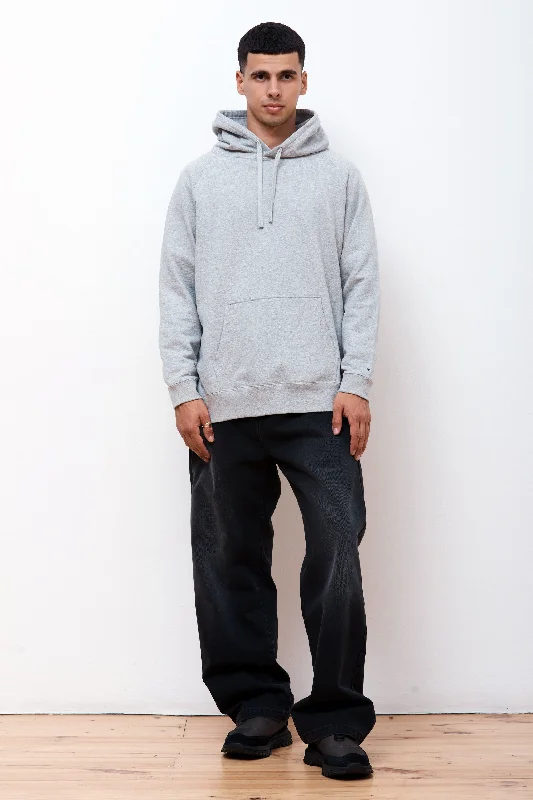 Recycled Cotton Hoodie M.Grey Hoodie with Camouflage Military Edgy