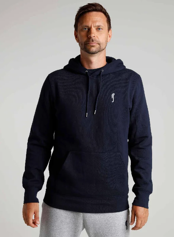 Men's Paris Hoodie Hoodie with Button Placket Classic Preppy