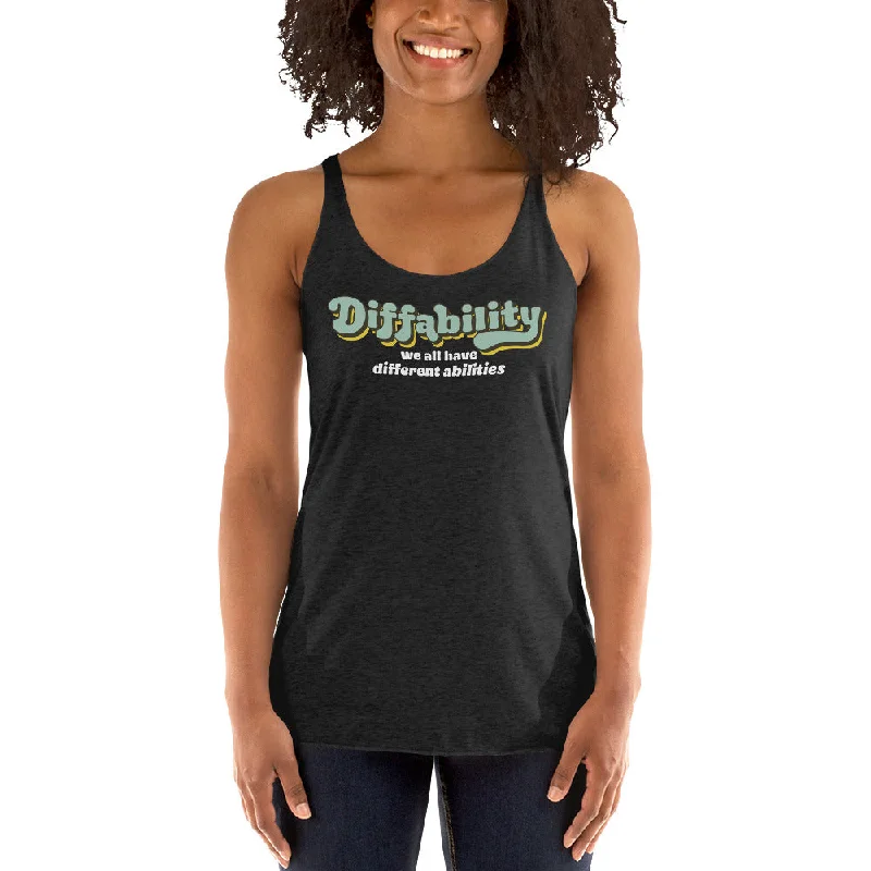 Diffability — Racerback Tank comfortable tank top