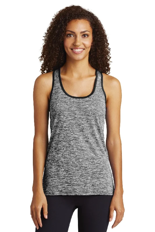 Sport-Tek Ladies PosiCharge Electric Heather Racerback Tank relaxed fit tank