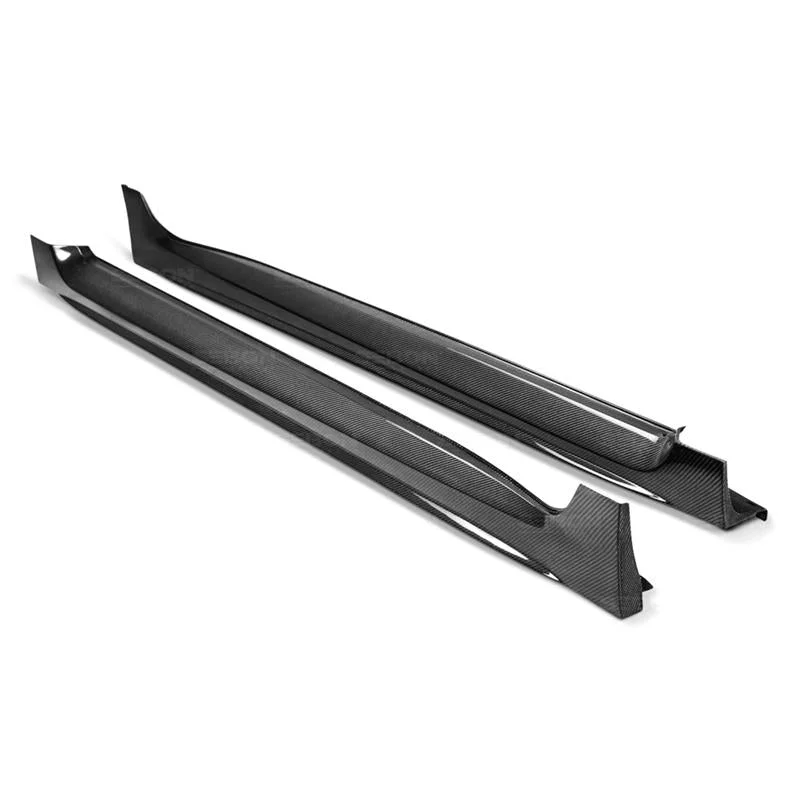 Seibon OEM Style Carbon Fiber Side Skirts (Pair) - Subaru WRX/STI 15-16 linen skirt natural