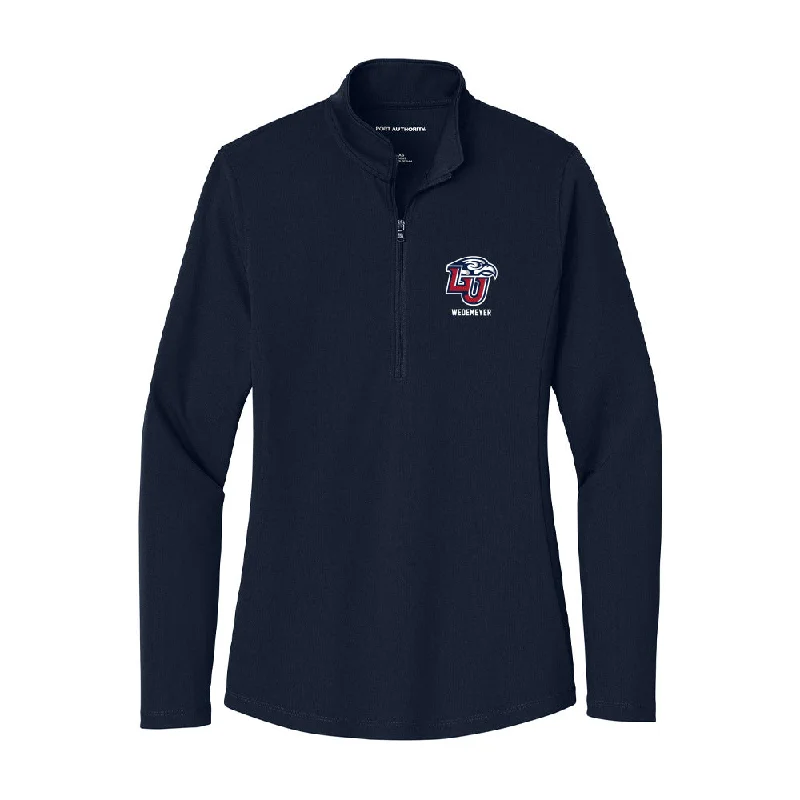 Liberty - NCAA Women's Soccer : Isabella Wedemeyer - Women's Lightweight Quarter Zip Jacket Print Jacket Jacquard Jacket Patchwork Jacket Liberty - NCAA Women's Soccer : Isabella Wedemeyer - Women's Lightweight Quarter Zip Jacket Print Jacket Jacquard Jacket Patchwork Jacket