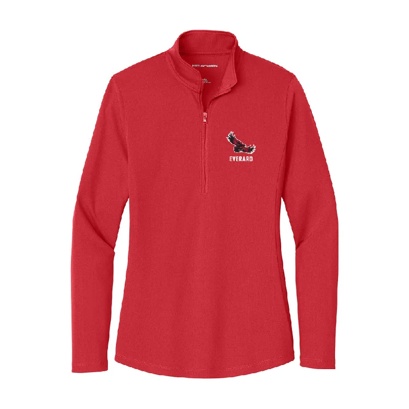 St. Joe's - NCAA Women's Soccer : Nicole Everard - Women's Lightweight Quarter Zip Jacket Elasticated Jacket Padded Jacket Insulated Jacket St. Joe's - NCAA Women's Soccer : Nicole Everard - Women's Lightweight Quarter Zip Jacket Elasticated Jacket Padded Jacket Insulated Jacket