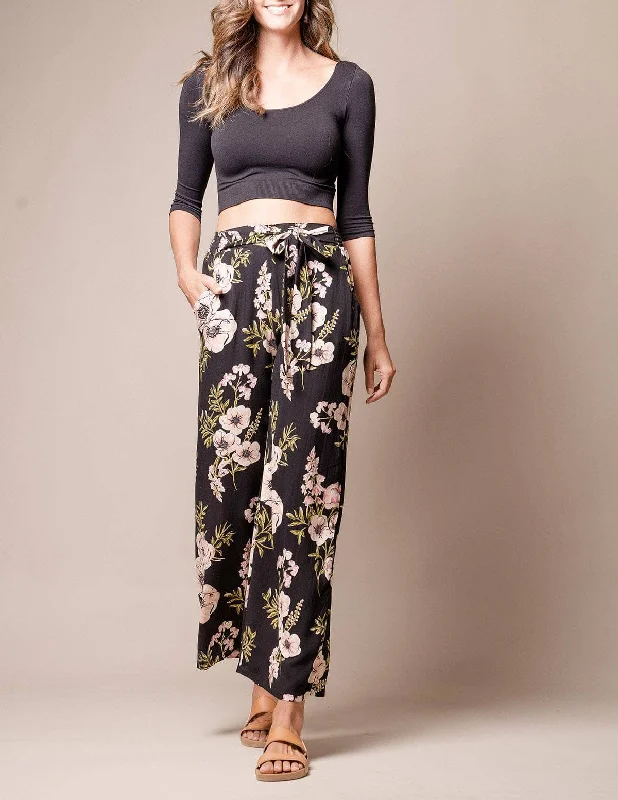 Carlotta Flowy Pocket Pants Comfortable Jogger Trousers