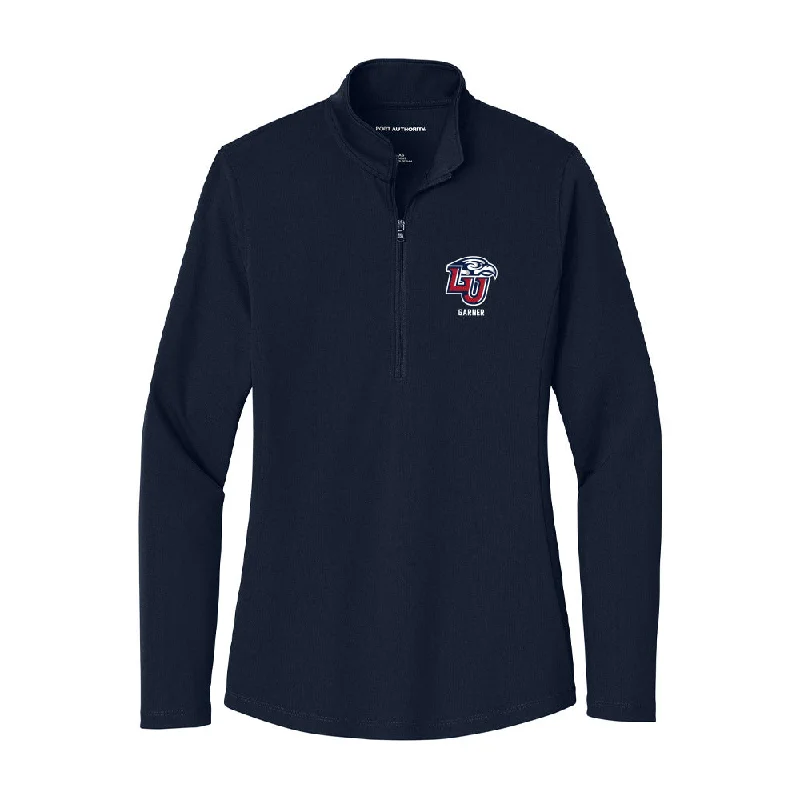 Liberty - NCAA Women's Soccer : Ivy Garner - Women's Lightweight Quarter Zip Jacket One-Shoulder Jacket Off-the-Shoulder Jacket Asymmetrical Jacket Liberty - NCAA Women's Soccer : Ivy Garner - Women's Lightweight Quarter Zip Jacket One-Shoulder Jacket Off-the-Shoulder Jacket Asymmetrical Jacket