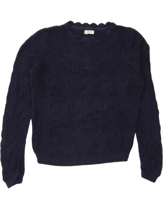 FAT FACE Womens Boat Neck Jumper Sweater UK 10 Small Navy Blue Fair Isle Cotton Fabric Linen Fabric Terry Fabric FAT FACE Womens Boat Neck Jumper Sweater UK 10 Small Navy Blue Fair Isle Cotton Fabric Linen Fabric Terry Fabric