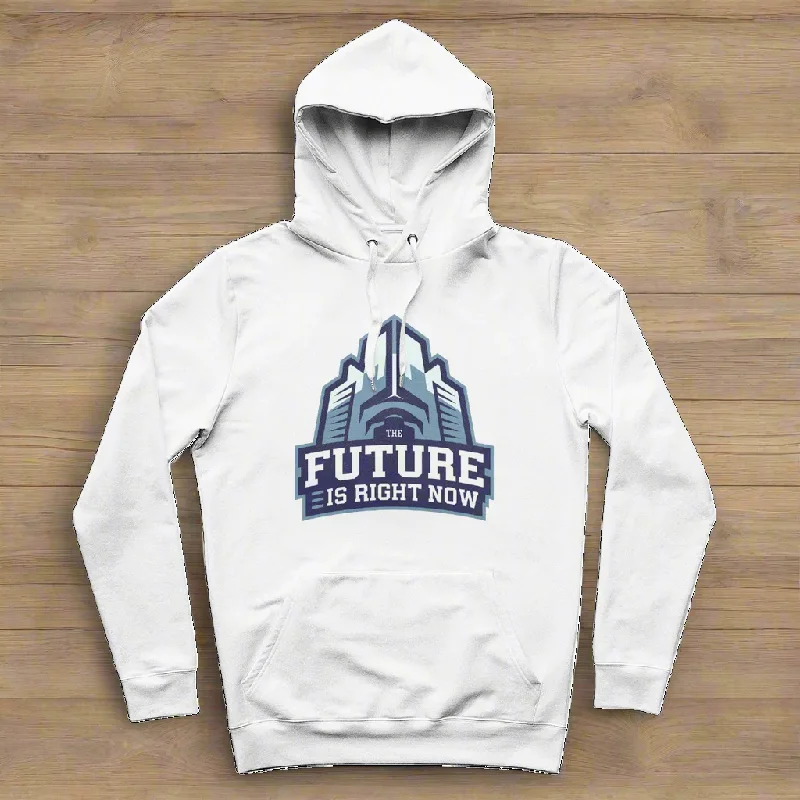 Future Is Right Now 100% Organic Cotton Graphic Hoodie Hoodie with Pattern Geometric Abstract Future Is Right Now 100% Organic Cotton Graphic Hoodie Hoodie with Pattern Geometric Abstract