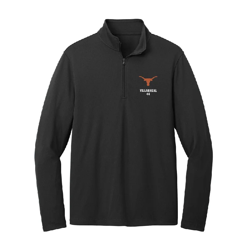 Texas - NCAA Women's Soccer : Amalia Villarreal - Lightweight Quarter Zip Jacket Satin Fabric Silk Fabric Chiffon Fabric Texas - NCAA Women's Soccer : Amalia Villarreal - Lightweight Quarter Zip Jacket Satin Fabric Silk Fabric Chiffon Fabric