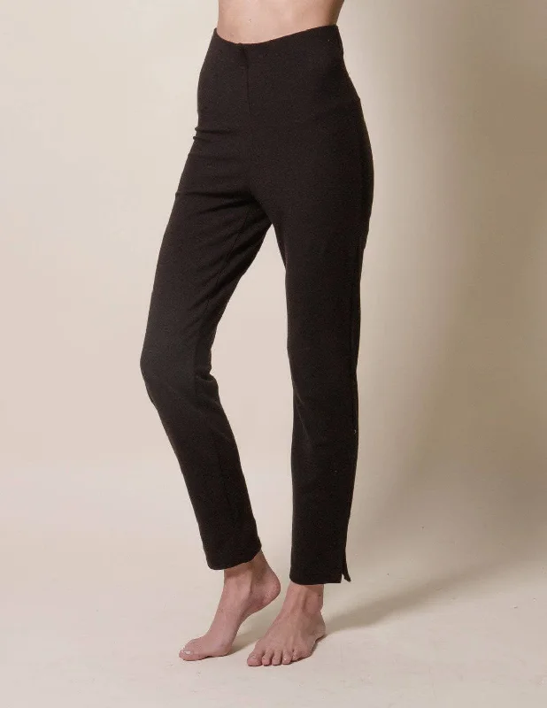 Ponte Knit Tencel Pants Trendy Velvet Pants