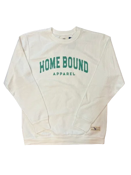 Home Bound Original Corded Soft Sweatshirt - Coconut White Hoodie with Oversized Fit Loose Comfortable Home Bound Original Corded Soft Sweatshirt - Coconut White Hoodie with Oversized Fit Loose Comfortable