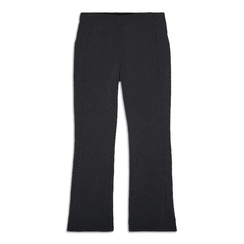 Softstreme Ribbed Zip-Flared Pant 32.5" - Resale Cozy Maternity Pants