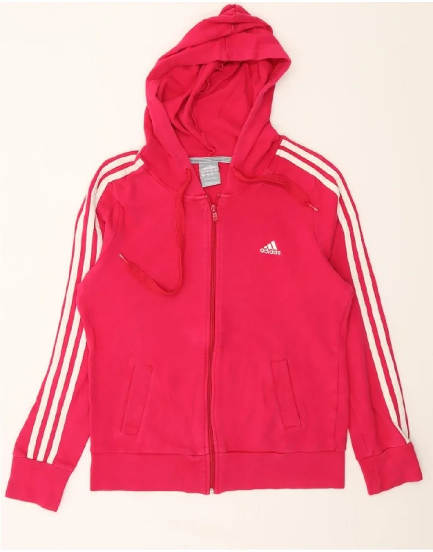 ADIDAS Womens Zip Hoodie Sweater UK 16 Large Pink Cotton Rayon Fabric Velvet Fabric Corduroy Fabric ADIDAS Womens Zip Hoodie Sweater UK 16 Large Pink Cotton Rayon Fabric Velvet Fabric Corduroy Fabric