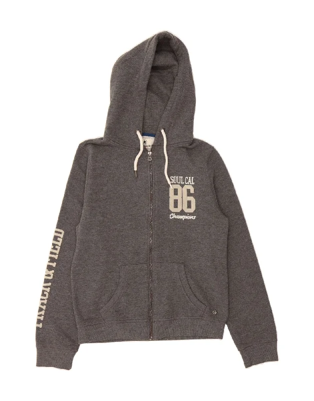SOULCAL&CO Womens Graphic Zip Hoodie Sweater UK 14 Medium Grey Polyester Jersey Fabric Tulle Fabric Batik Fabric SOULCAL&CO Womens Graphic Zip Hoodie Sweater UK 14 Medium Grey Polyester Jersey Fabric Tulle Fabric Batik Fabric