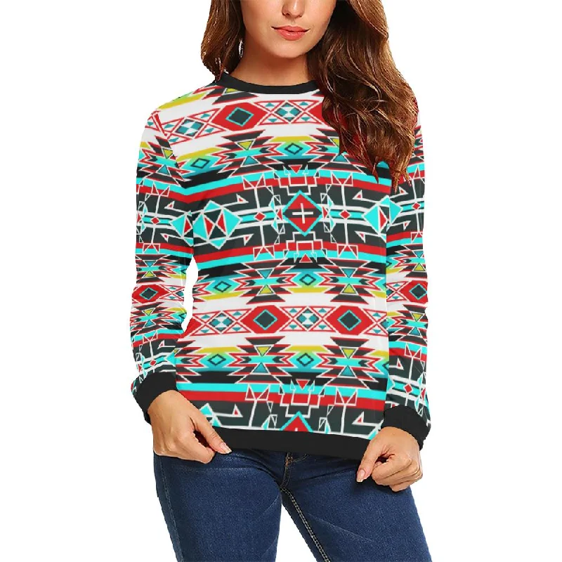 Force of Nature Windstorm Crewneck Sweatshirt for Women Hoodie with Crew Neck Simple Timeless