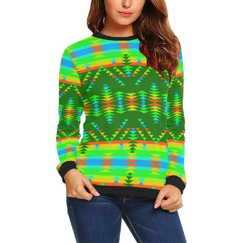 Visions of Peaceful Fall Crewneck Sweatshirt for Women Hoodie with Hem Applique Textured Unique Visions of Peaceful Fall Crewneck Sweatshirt for Women Hoodie with Hem Applique Textured Unique