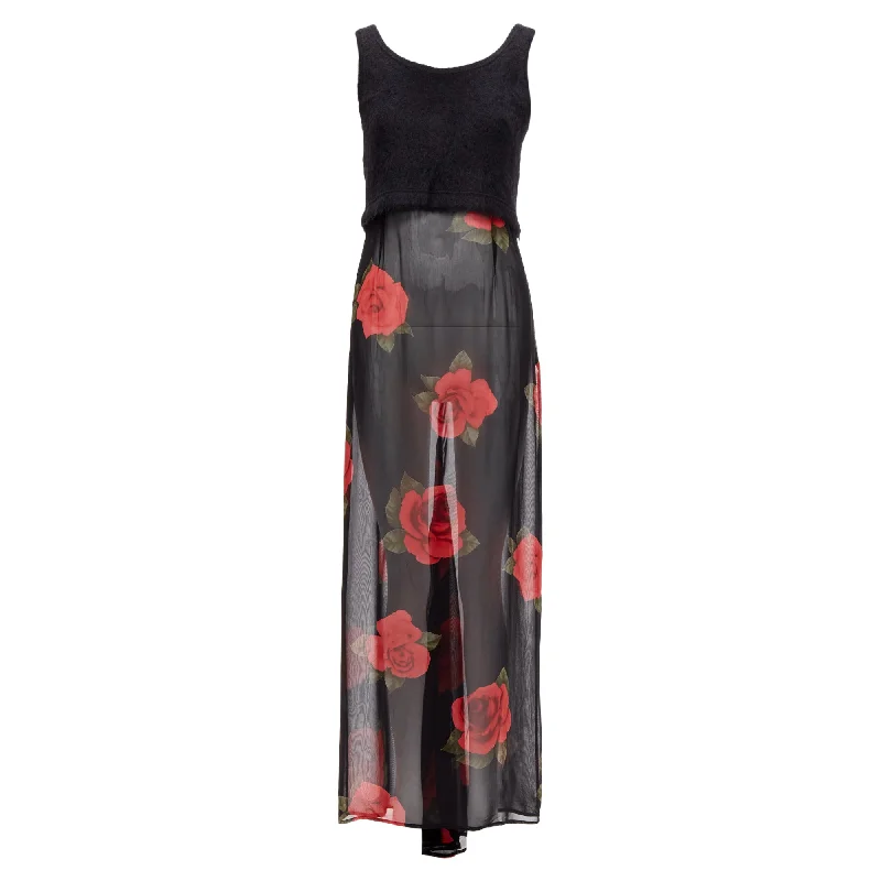 Dolce & Gabbana sheer rose dress cropped sweater vest set Polka Dot Checkered Tartan Dolce & Gabbana sheer rose dress cropped sweater vest set Polka Dot Checkered Tartan