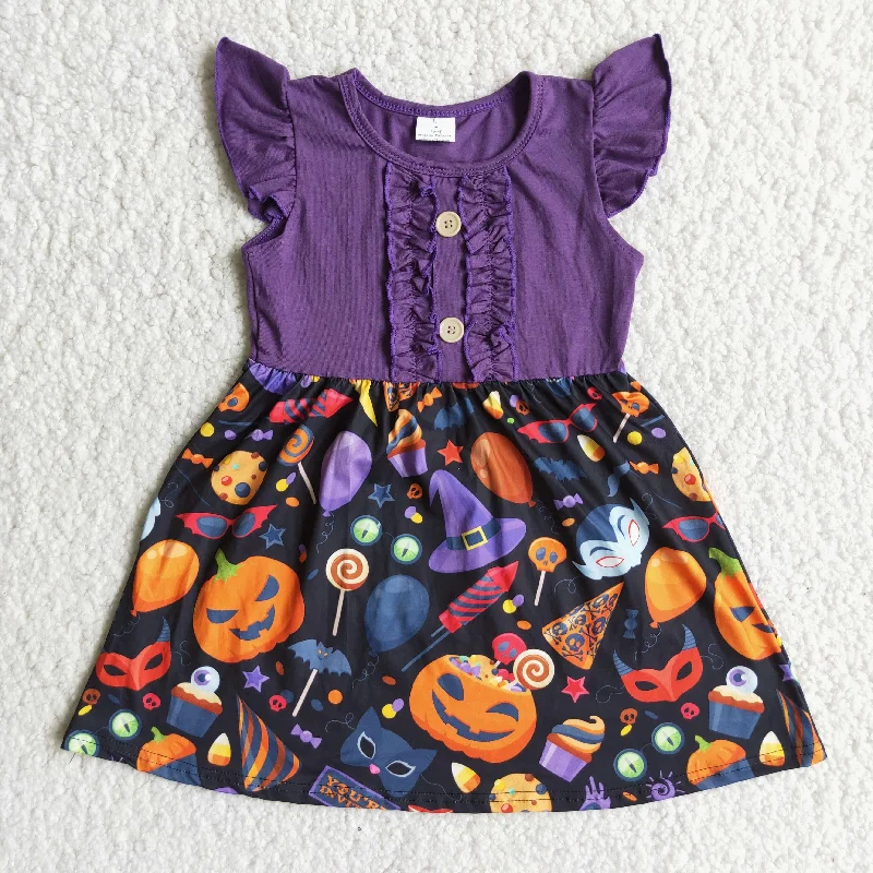 Clearance D3-26 Demon pumpkin buckle skirt High quality maxi skirt elegant