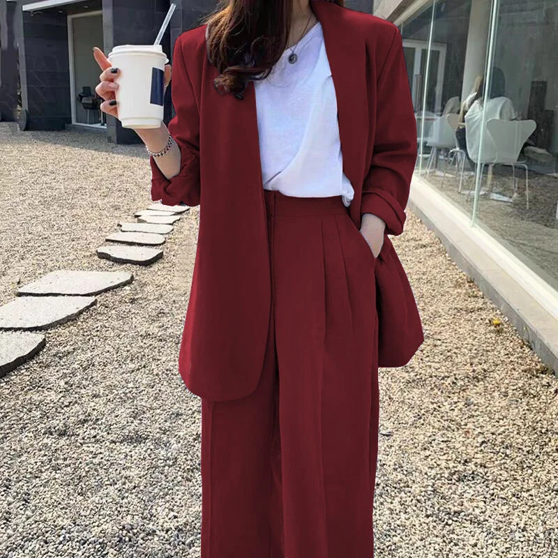 Wine Red Suit