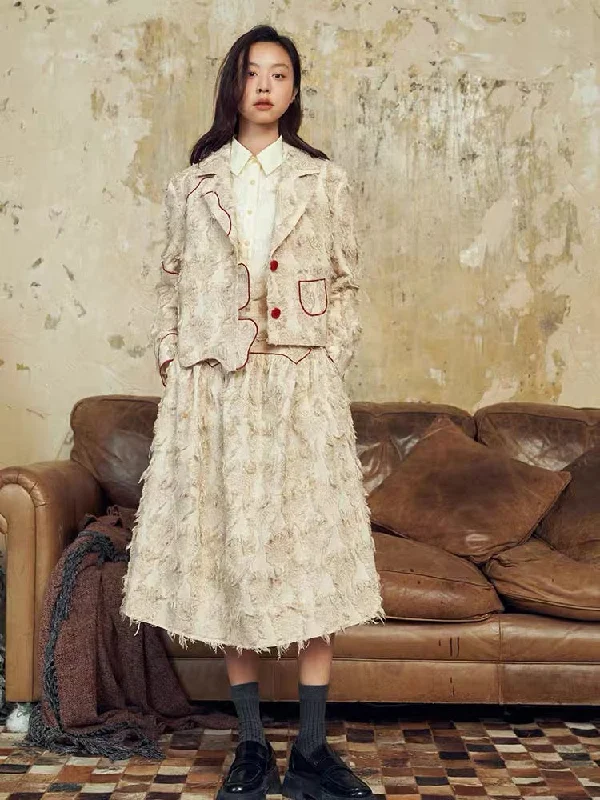 Asymmetric Linework Skirt tulle skirt dreamy