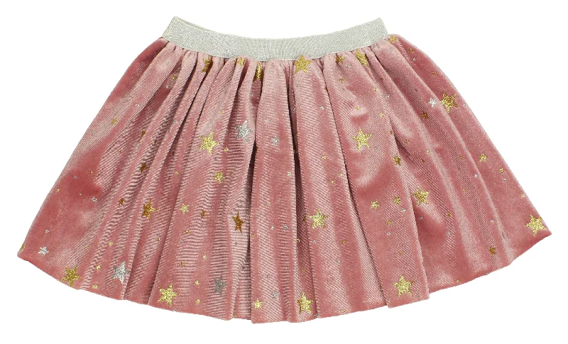 Baby Girls Skirt with Stars silk skirt sleek