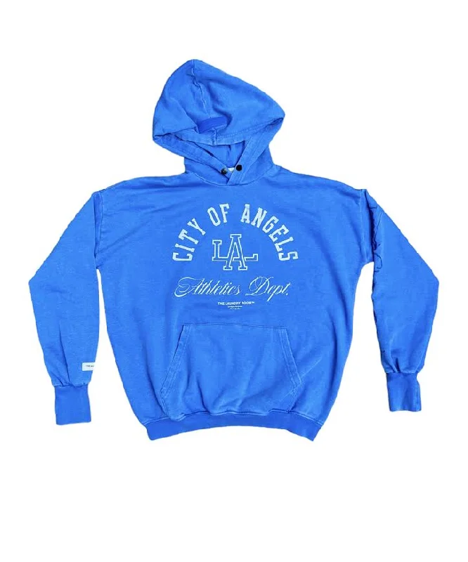 CITY OF ANGELS VINTAGE BLUE HOODIE Graphic Hoodie Design Print
