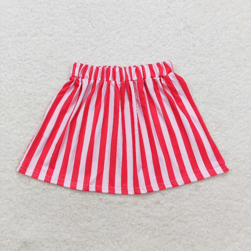GLK0029 Pink striped skirt high quality pencil skirt chic