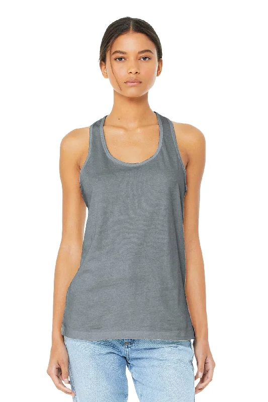 BELLA+CANVAS Women's Jersey Racerback Tank scoop neck tank