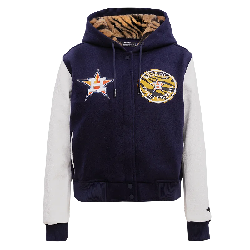 SUDADERA MLB HOUSTON ASTROS ANIMAL PRINT FUR HOOD WOOL VARSITY JACKET PARA MUJER Faux Fur Jacket Real Fur Jacket Shearling Jacket SUDADERA MLB HOUSTON ASTROS ANIMAL PRINT FUR HOOD WOOL VARSITY JACKET PARA MUJER Faux Fur Jacket Real Fur Jacket Shearling Jacket