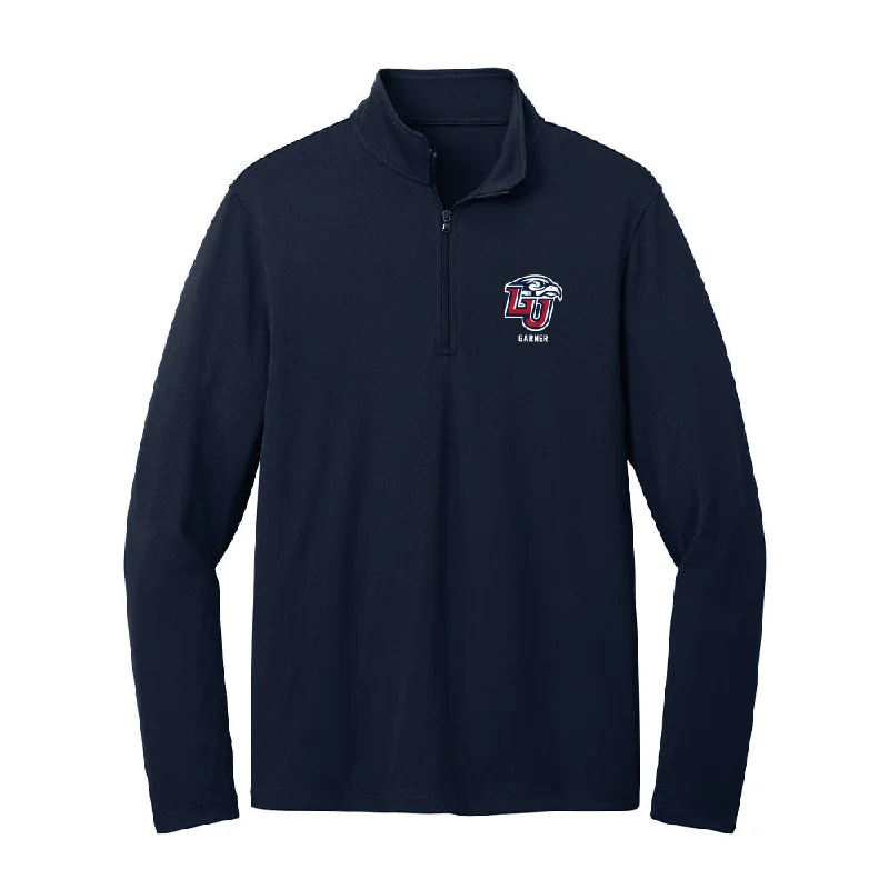 Liberty - NCAA Women's Soccer : Ivy Garner - Lightweight Quarter Zip Jacket Notch Collar Jacket Peter Pan Collar Jacket Cowl Neck Jacket Liberty - NCAA Women's Soccer : Ivy Garner - Lightweight Quarter Zip Jacket Notch Collar Jacket Peter Pan Collar Jacket Cowl Neck Jacket