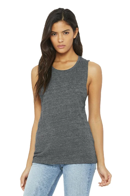 BELLA+CANVAS Women's Flowy Scoop Muscle Tank chic tank top