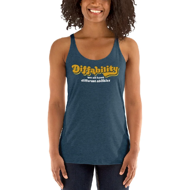 Diffability — Racerback Tank soft tank top