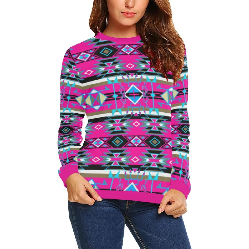 Force of Nature Sunset Storm Crewneck Sweatshirt for Women Hoodie with Turtle Neck Cozy Winter Force of Nature Sunset Storm Crewneck Sweatshirt for Women Hoodie with Turtle Neck Cozy Winter