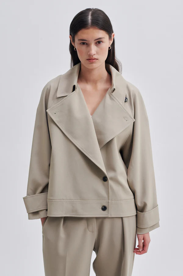 Second Female - Silvia Trench Jacket Denim Jacket Leather Jacket Suede Jacket