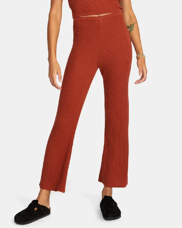 Swerve Flared Pants - Arabian Spice Comfortable Denim Leggings