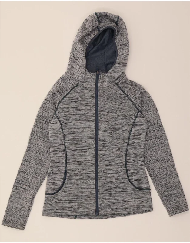 MOUNTAIN WAREHOUSE Womens Zip Hoodie Sweater UK 8 Small Grey Polyester Thin Thick Dense MOUNTAIN WAREHOUSE Womens Zip Hoodie Sweater UK 8 Small Grey Polyester Thin Thick Dense