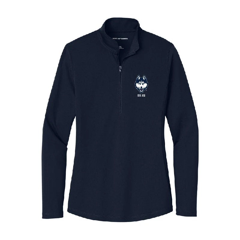UConn - NCAA Women's Soccer : Elizabeth DiBlasi - Women's Lightweight Quarter Zip Jacket Toggled Jacket Drawstring Jacket Belted Jacket UConn - NCAA Women's Soccer : Elizabeth DiBlasi - Women's Lightweight Quarter Zip Jacket Toggled Jacket Drawstring Jacket Belted Jacket