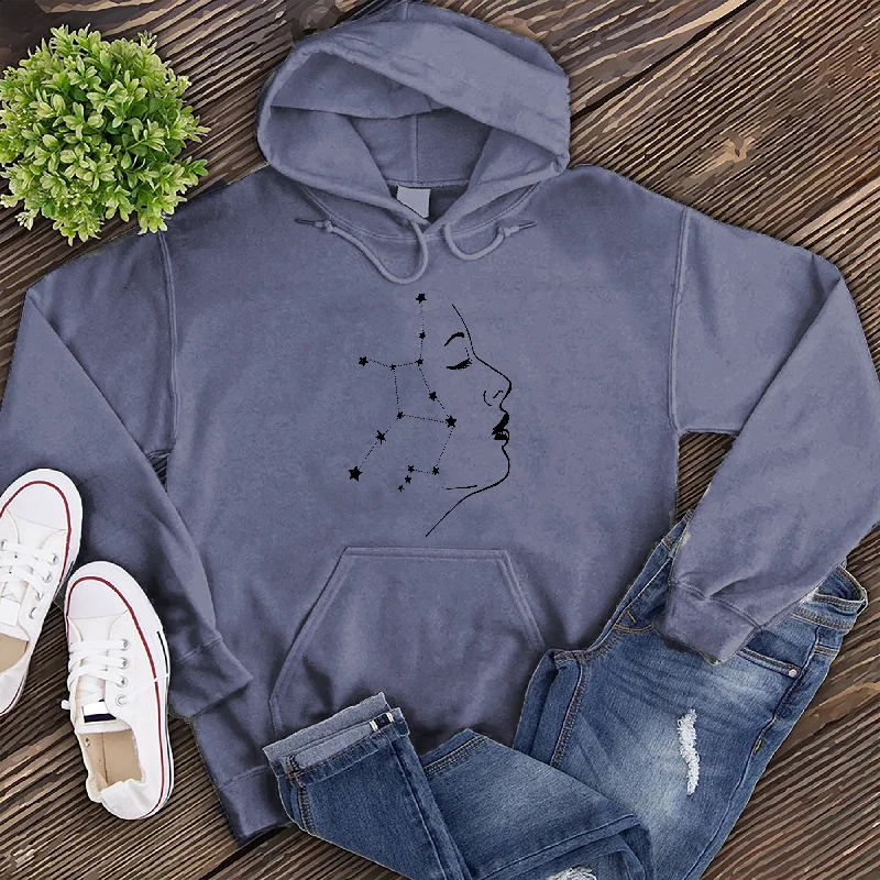 Virgo Constellation Woman Hoodie Hoodie Jacket Zipper Layering