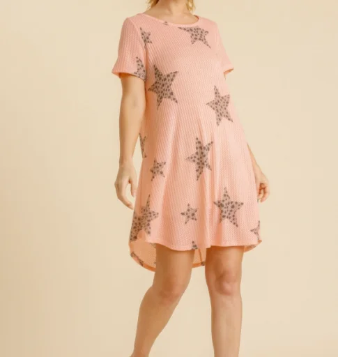 Shining Star Dress Casual Short Summer