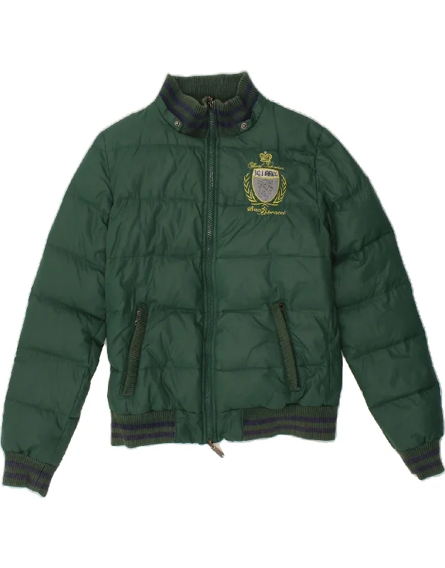 BACI & ABBRACCI Womens Padded Jacket UK 14 Medium Green Polyamide Striped Jacket Polka Dot Jacket Floral Jacket BACI & ABBRACCI Womens Padded Jacket UK 14 Medium Green Polyamide Striped Jacket Polka Dot Jacket Floral Jacket