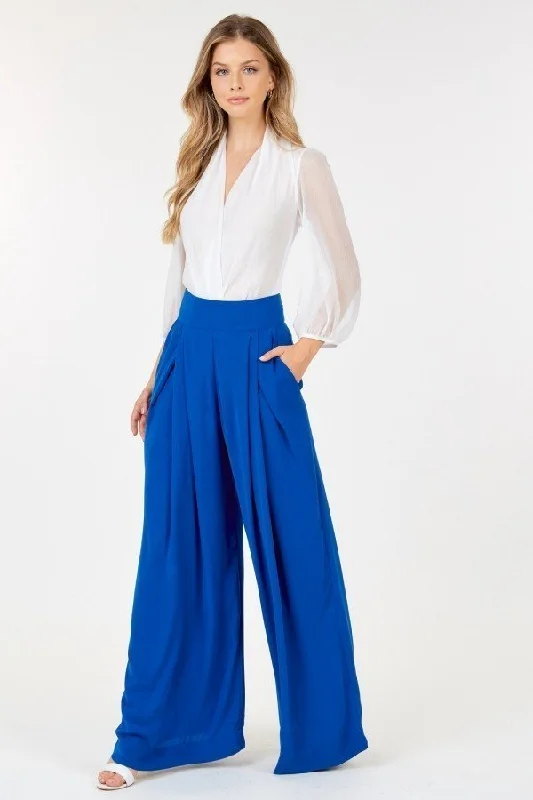 High Waist Palazzo Pants Relaxed Linen Pants