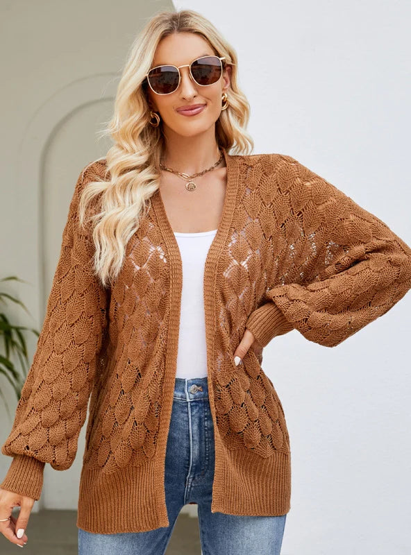 STYLISH LOOSE MEDIUM AND LONG SWEATER COAT Thin Thick Dense