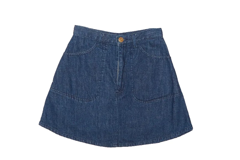 Denim Mini Skirt - W26" maxi skirt elegant