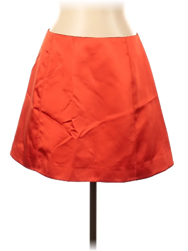 Casual Skirt silk skirt smooth