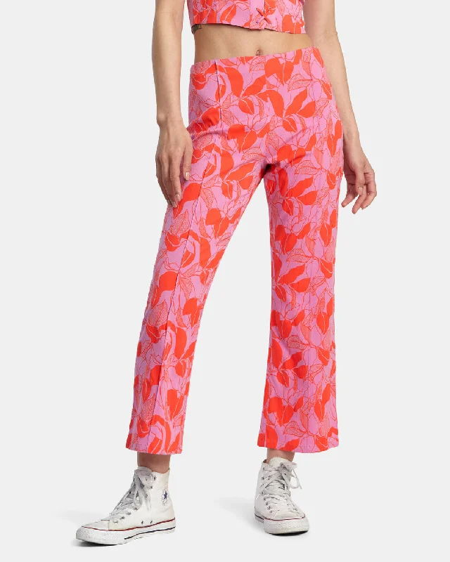 Drip High-Waisted Pants - Cyclamen Casual Track Pants