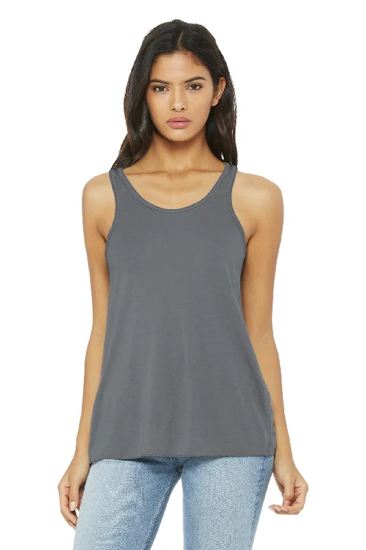 BELLA+CANVAS Women's Flowy Racerback Tank halter tank top