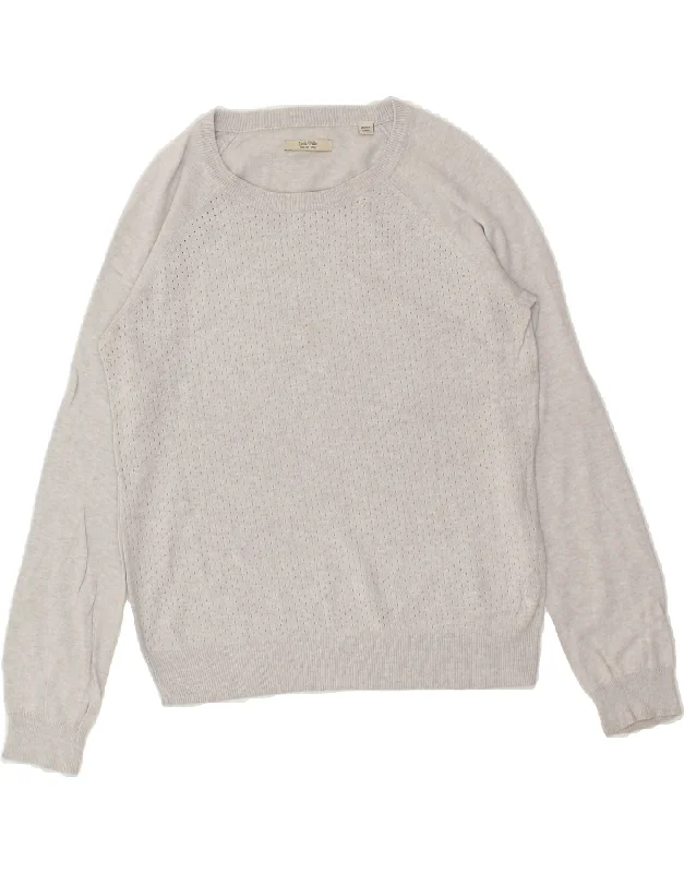 JACK WILLS Womens Boat Neck Jumper Sweater UK 10 Small Grey Cotton Toggled Drawstring Belted JACK WILLS Womens Boat Neck Jumper Sweater UK 10 Small Grey Cotton Toggled Drawstring Belted